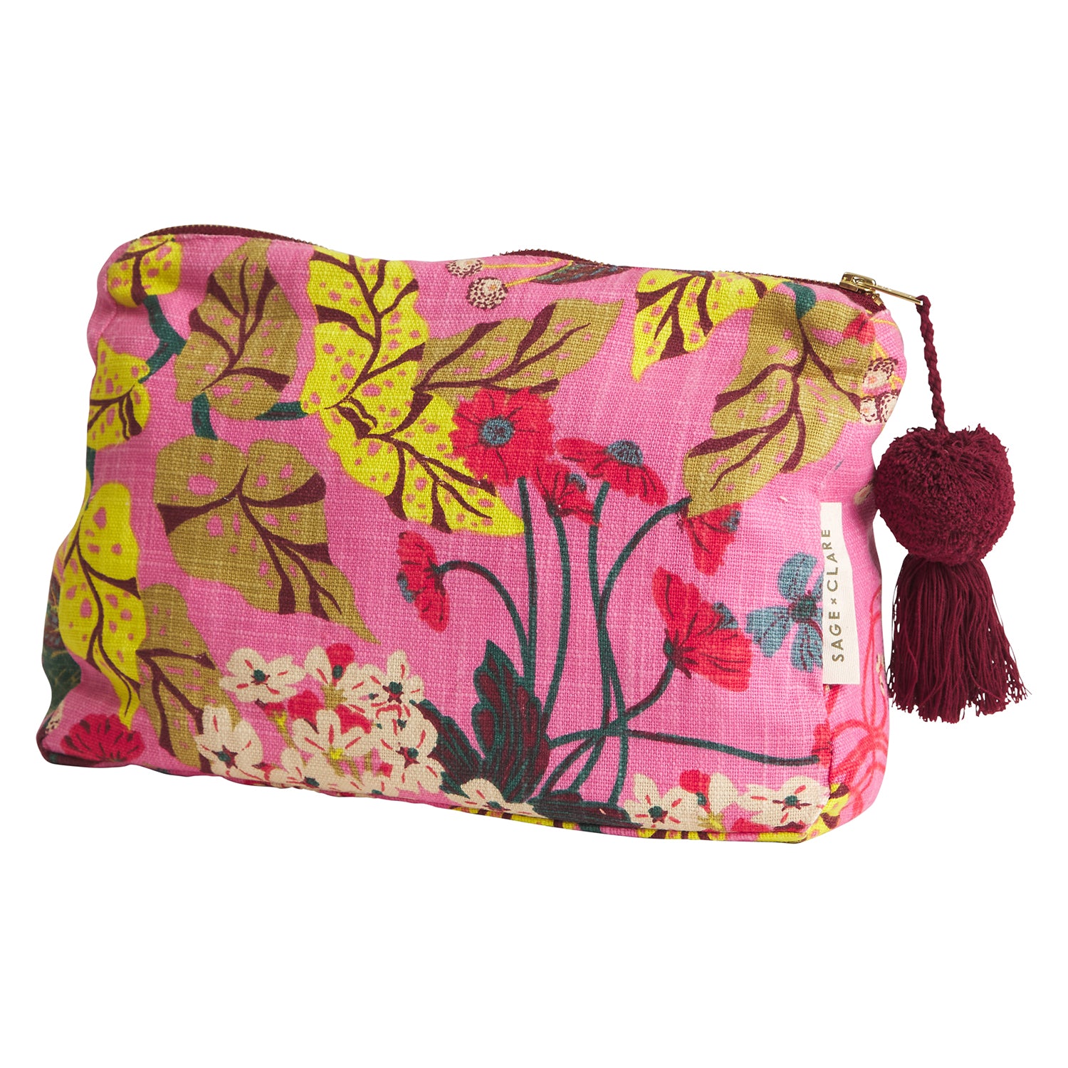 Genevieve Waterproof Makeup Bag - Travel Cosmetic Organizer for Women, Large Capacity Toiletry Pouch with Zipper - Perfect for Travel, Gym, and Daily Essentials Storage