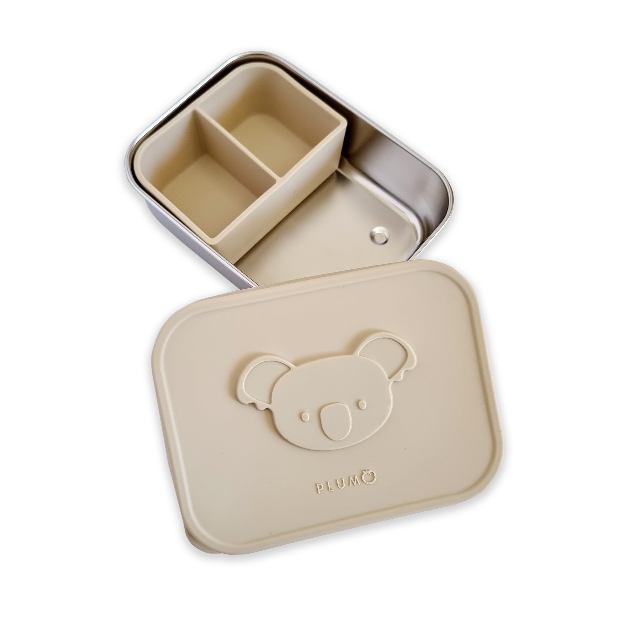 Premium PLUM Stainless Steel Bento Box - Eco-Friendly Lunch Container for Kids & Adults | Perfect for School, Office & Picnic Snacks
