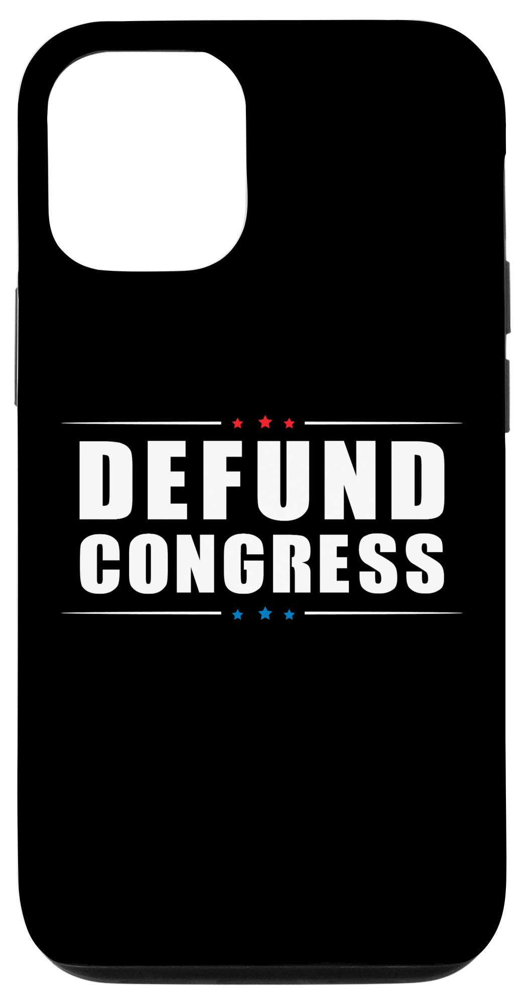 iPhone 12/12 Pro Case - Anti Congress Political Design - Libertarian Style Phone Cover for Apple iPhone 12/12 Pro - Perfect for Political Events, Protests & Libertarian Supporters