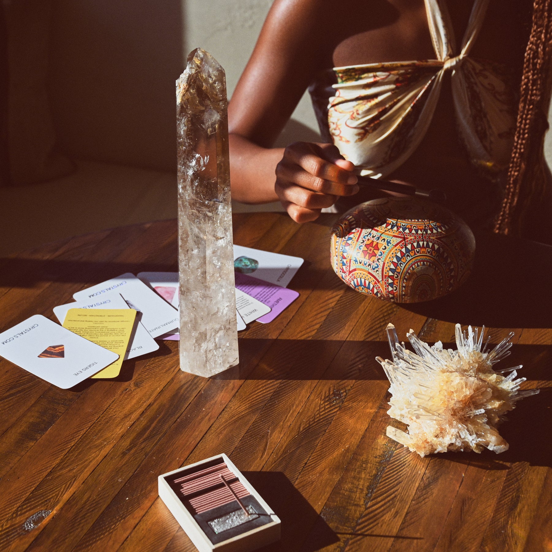 Premium Crystal Collector Info Card - High-Quality Crystal Identification Guide for Gemstone Enthusiasts | Perfect for Jewelry Making, Healing Crystals & Mineral Collections