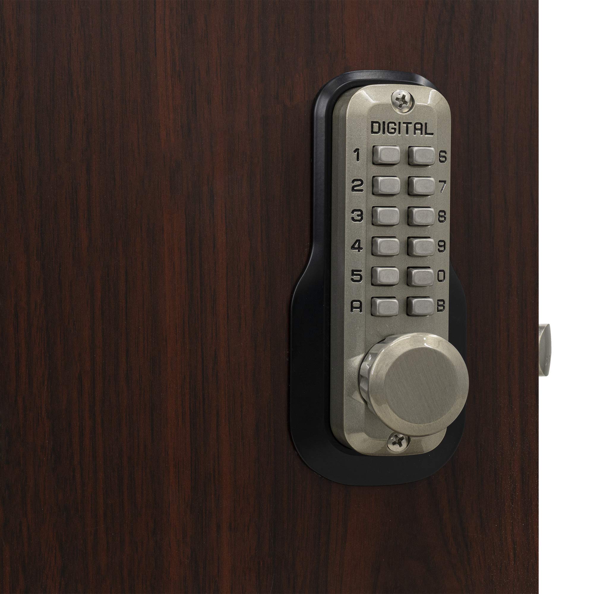 M230SNDC Mechanical Keyless Spring Latch - High Security Door Lock for Home, Office & Commercial Use - Easy Installation & Durable Design