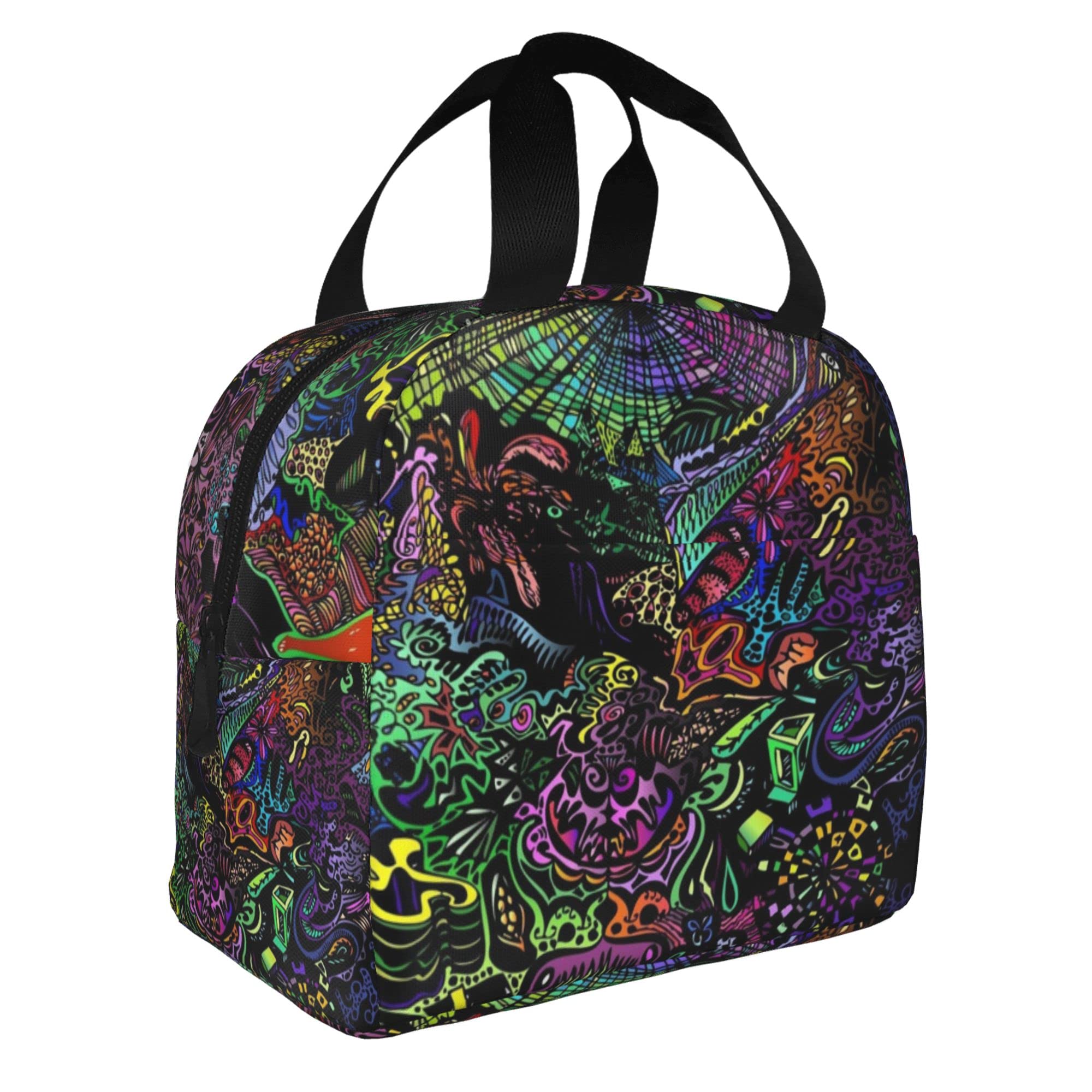 SWEET TANG Insulated Lunch Bag for Men & Women - Tie Dye Food Warmer Tote for Office, School, Travel | Keeps Meals Hot or Cold | Perfect for Work, Picnics, Potlucks & Daily Use
