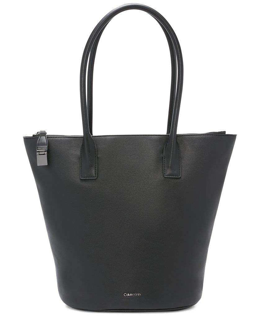 Calvin Klein Modern Essentials North/South Organizational Tote Bag for Women - Stylish Work Tote with Multiple Pockets - Perfect for Office, Travel & Daily Commute