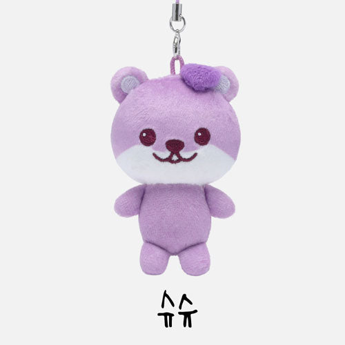 RED VELVET 2024 FANCON TOUR Official Merchandise Mini Doll Key Ring - Kpop Collectible Gift for Fans, Concert Souvenir, Bag Accessory