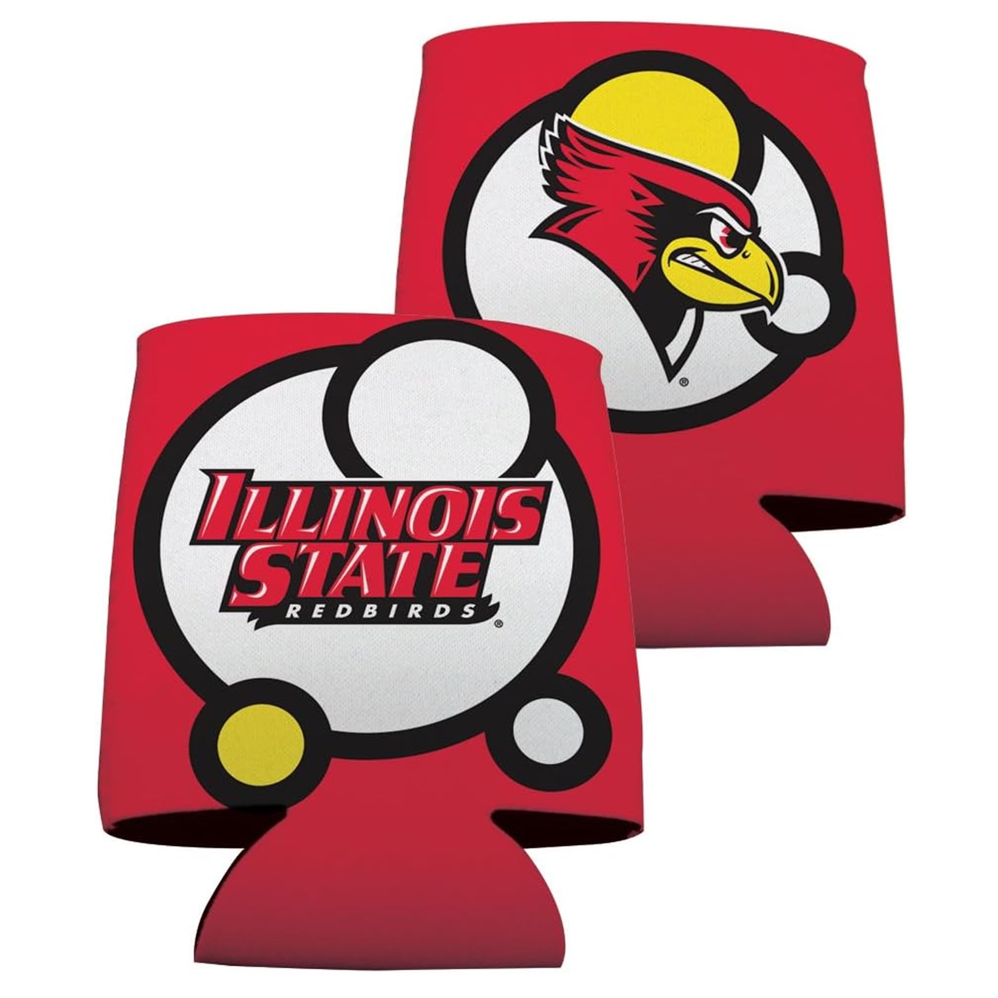 Officially Licensed Illinois State University Can Coolers - Set of 50 Insulated Beer Koozies with Bubble Design | Perfect for Tailgates, BBQs, College Parties & Game Day Events