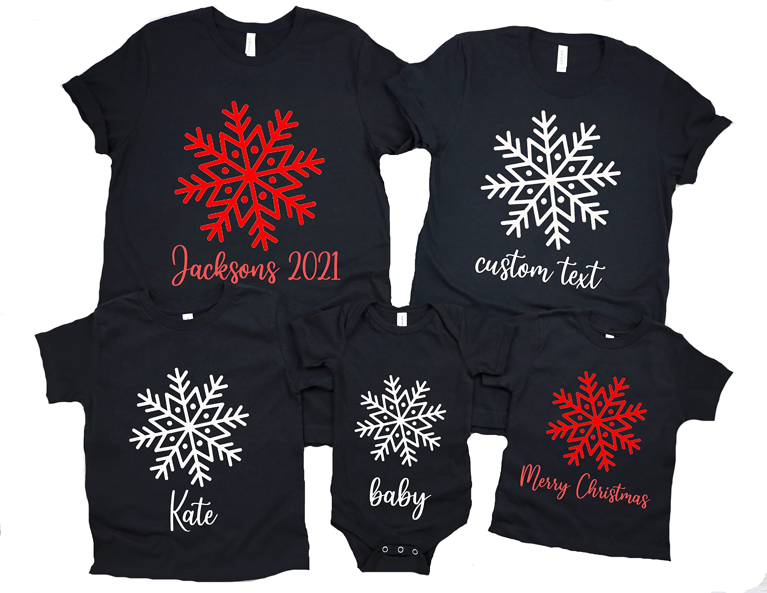 Custom Family Christmas Shirts - Personalized Matching Holiday Outfits for Kids, Men & Women | Festive Family Photos, Christmas Parties & Holiday Gatherings