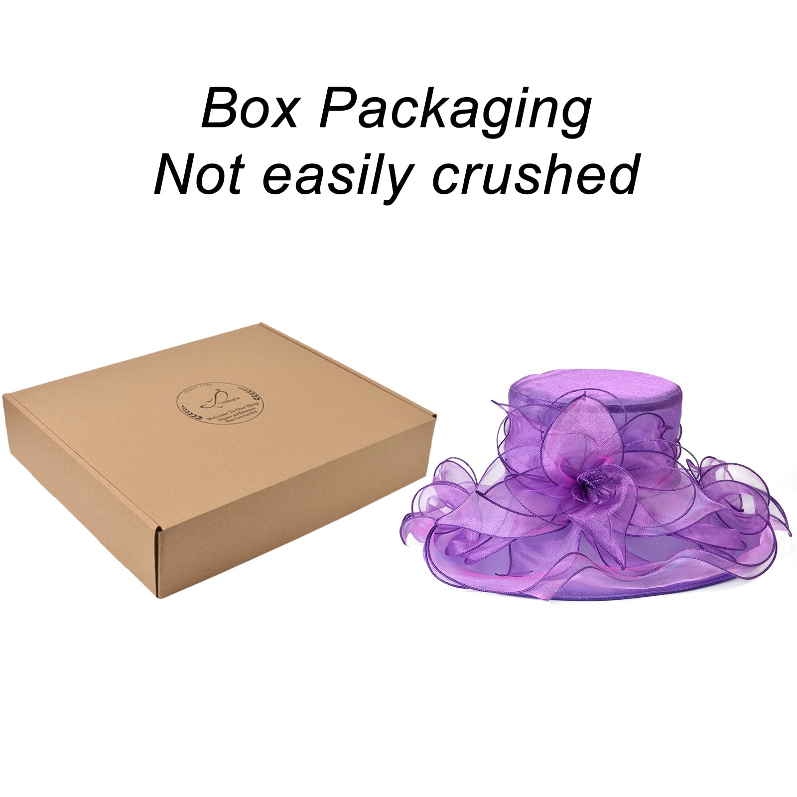 2025 Kentucky Derby Hats for Women - Elegant Organza Fascinator with UV Protection for Church, Tea Party & Wedding | Sun Hat for Outdoor Events & Garden Parties