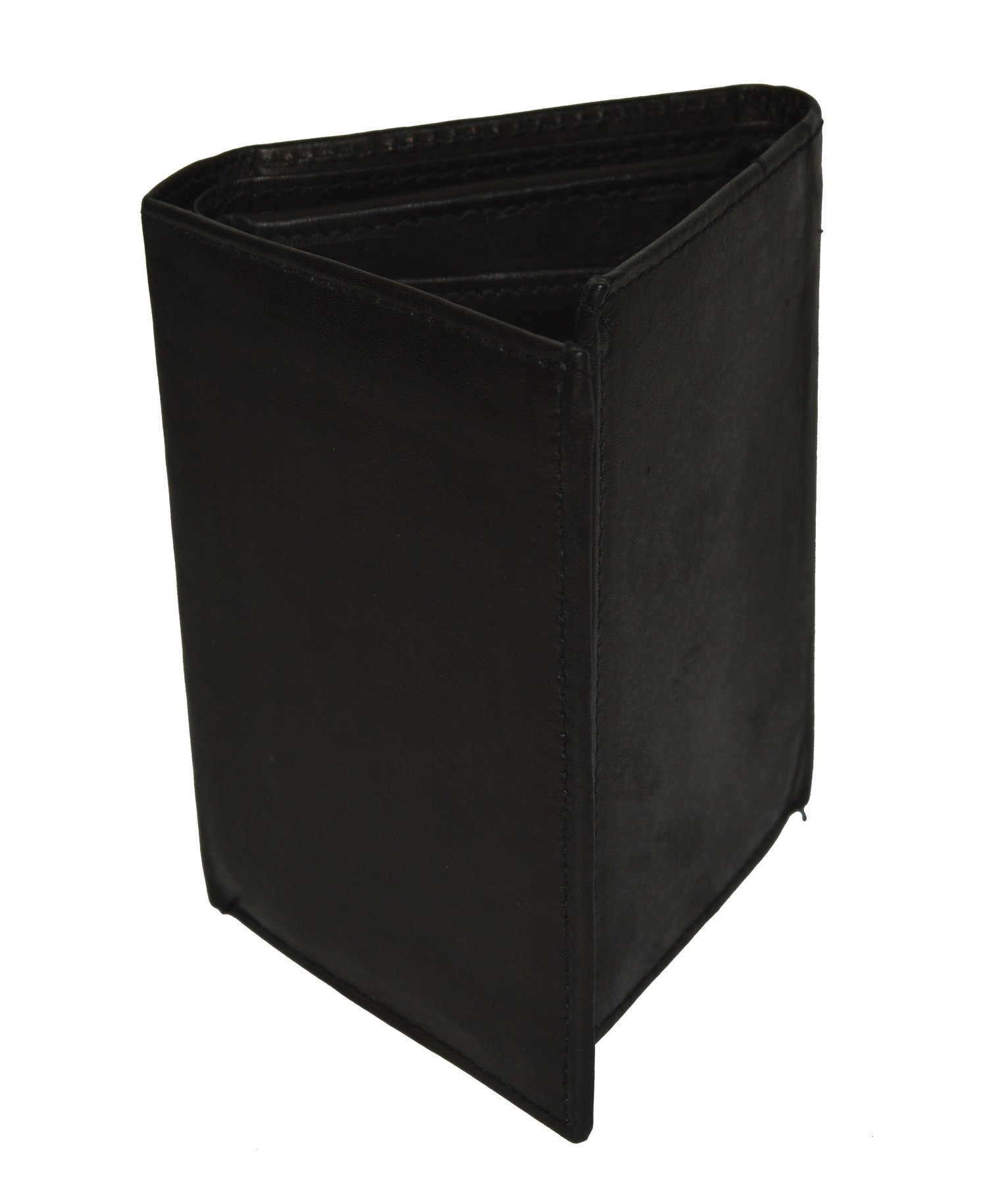 Men's Genuine Leather Wallet with Sheriff Police Shield Design - ID Holder for Security Officers & Firefighters | Perfect for Duty, Gifts & Everyday Use