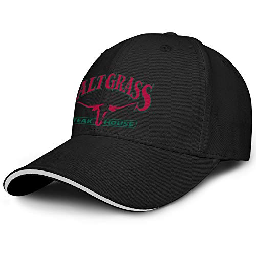 LSHOEJFVG Unisex Saltgrass Steakhouse Baseball Cap - Adjustable Flat Hat for Men & Women - Perfect for Outdoor Dining, Sports & Casual Wear