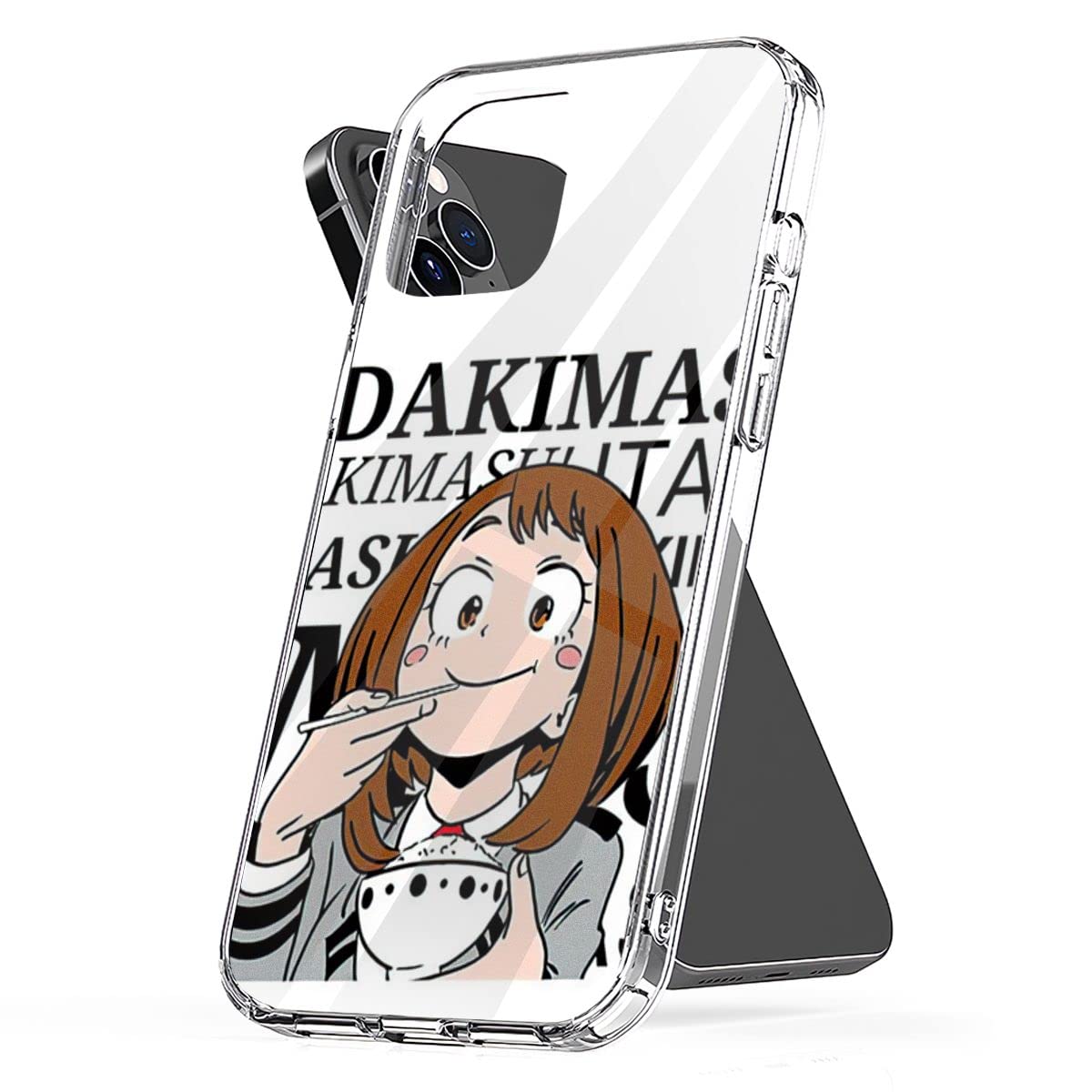 Premium Shockproof Phone Case Cover for iPhone 13/12/11 Pro Max/SE 2020 & Samsung S21/S20/S10 - Anti-Scratch Waterproof Protection (Anime Ochako Uraraka Design) - Perfect for Daily Use, Travel & Outdoor Activities