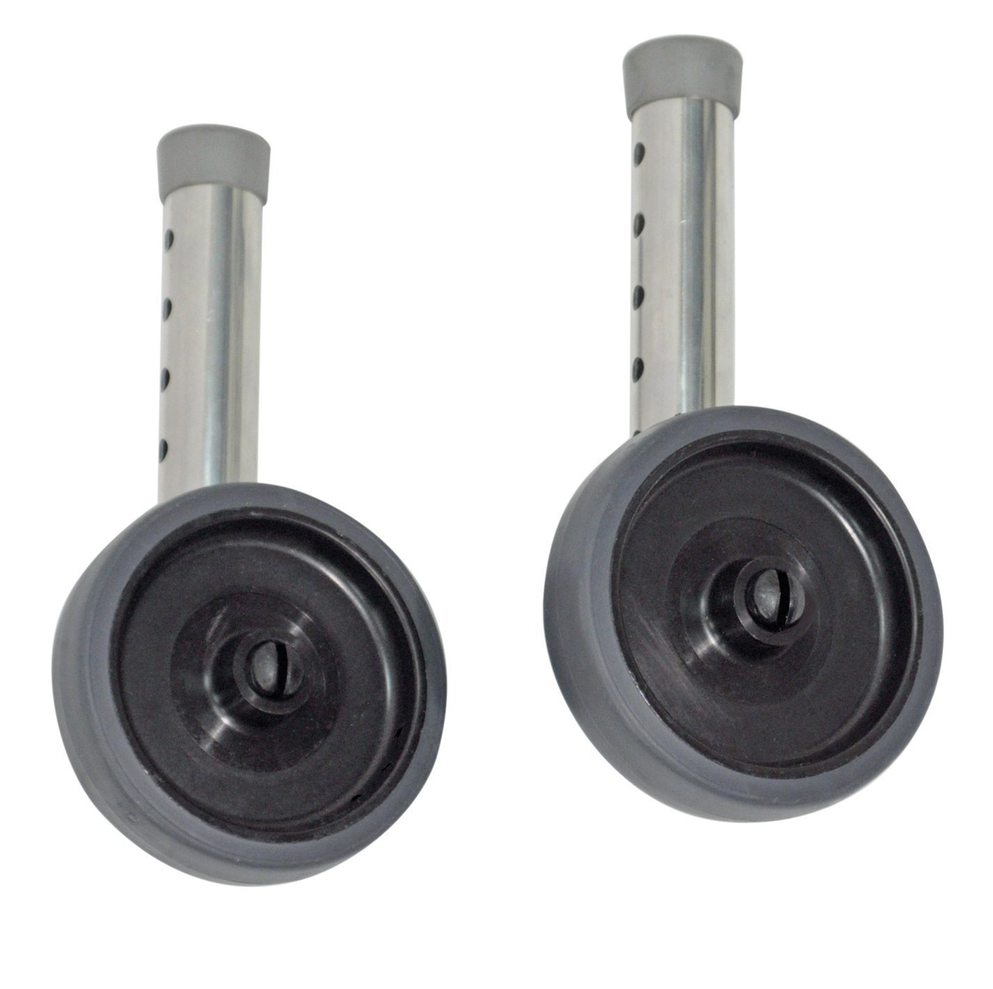 Aidapt Replacement Walking Frame Wheels Small - Compatible with Mobility Walkers & Rollators - Durable & Easy to Install for Seniors & Disabled Users - Ideal for Indoor & Outdoor Use