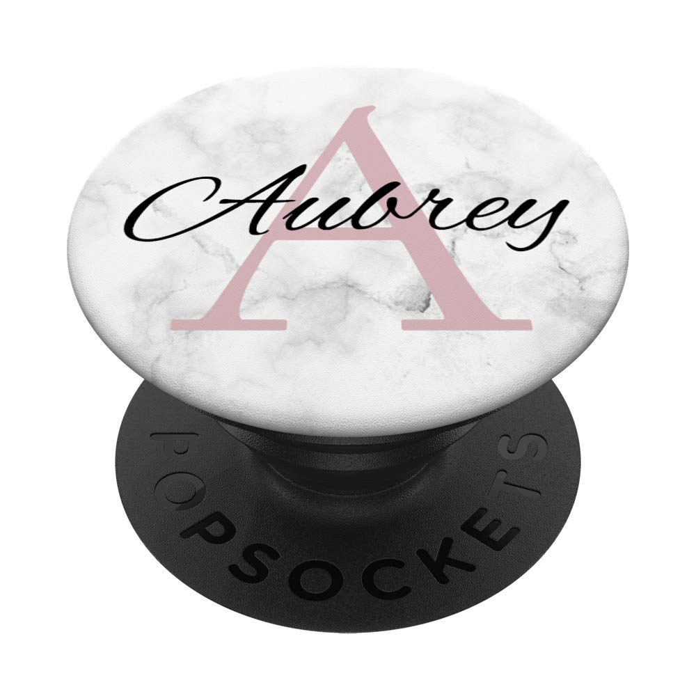 Aubrey Rose Pink Glamour Monogram Initial 