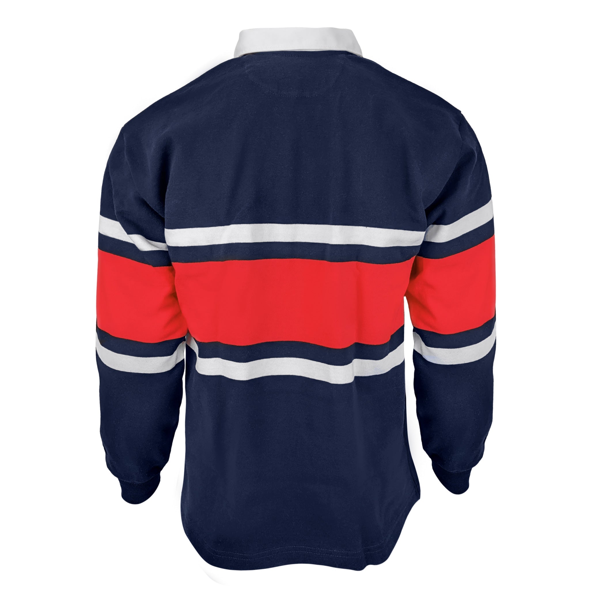 Fairfield Yankees RFC Collegiate Stripe Rugby Jersey - Authentic Vintage Style Rugby Shirt for Men, Perfect for Rugby Matches, Fan Events & Casual Wear