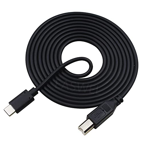 USB Type C to USB B Printer Cable - Compatible with Lexmark X2600 X2670 X2690 X2695 - Fast Data Sync & Charging Cord for Office & Home Printing
