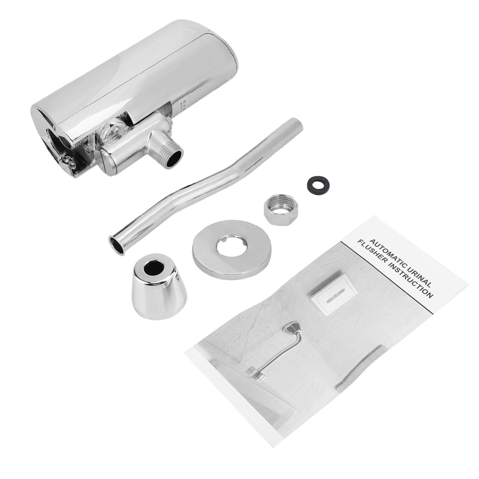 Automatic Urinal Flush Valve - Hands-Free Sensor Flusher for Commercial & Public Restrooms - Water-Saving Touchless Flushometer for Hygienic & Convenient Use in Offices, Schools, and Malls