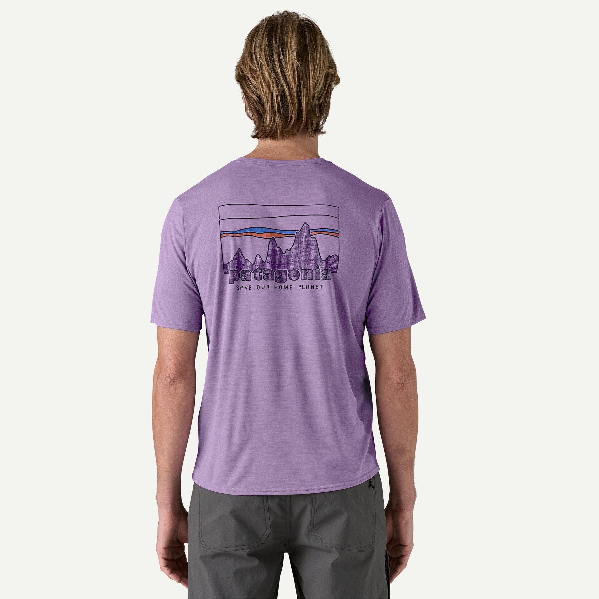 Men's Capilene® Cool Daily Graphic T-Shirt - Moisture Wicking & Breathable Activewear for Hiking, Running & Outdoor Adventures