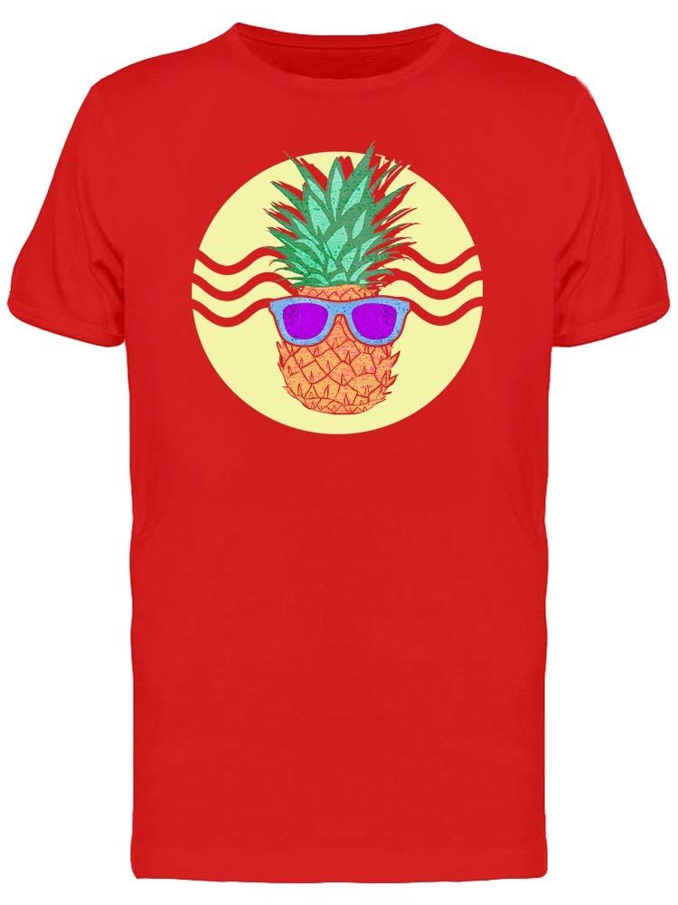Smartprints Fashion Pineapple Fruit T-Shirt for Men - Soft Cotton Casual Tee for Summer, Beach & Tropical Vacations