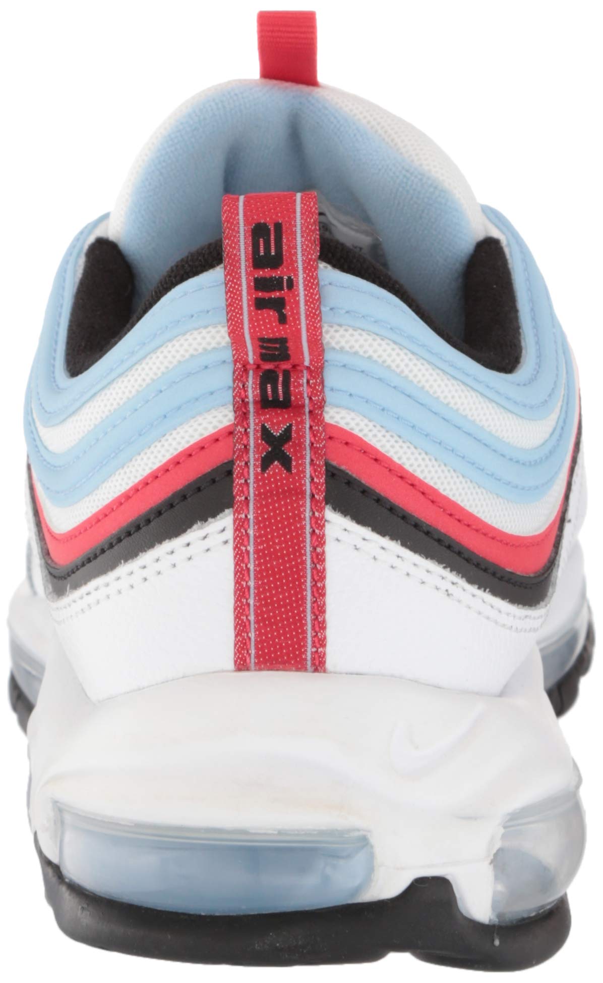 Nike Air Max 97 Men's Running Shoes - White/Black/Red/Blue (CW6986-100) | Comfortable Cushioned Sneakers for Jogging, Gym & Casual Wear