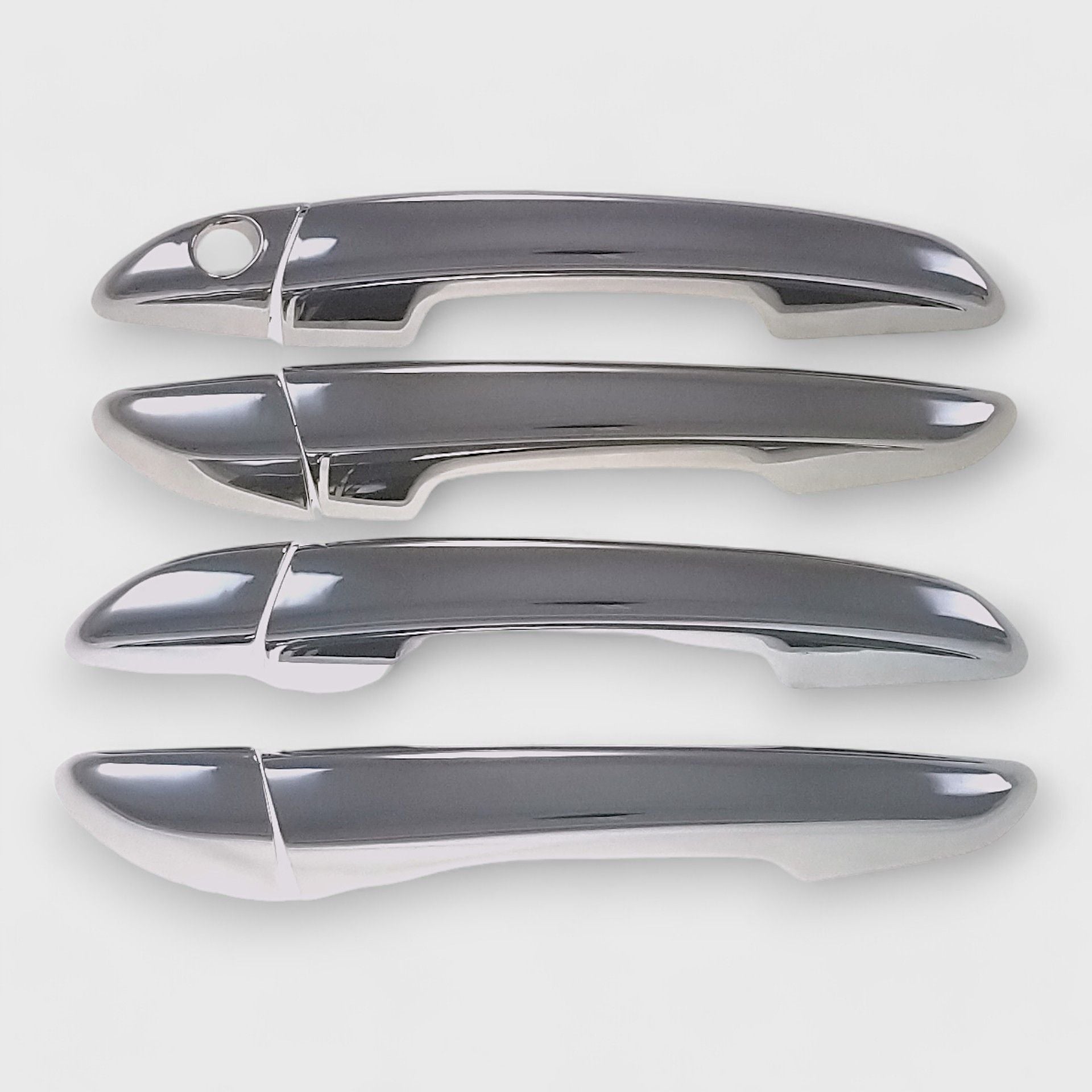 Chrome Door Handle Cover for Cars - Universal Fit, No Smart Key Required (Model DH283) - Protect & Enhance Your Vehicle's Exterior