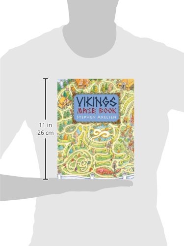 Vikings Maze Puzzle Book - Fun and Challenging Activity Book for Kids and Adults | Perfect for Travel, Gifts, and Family Game Night
