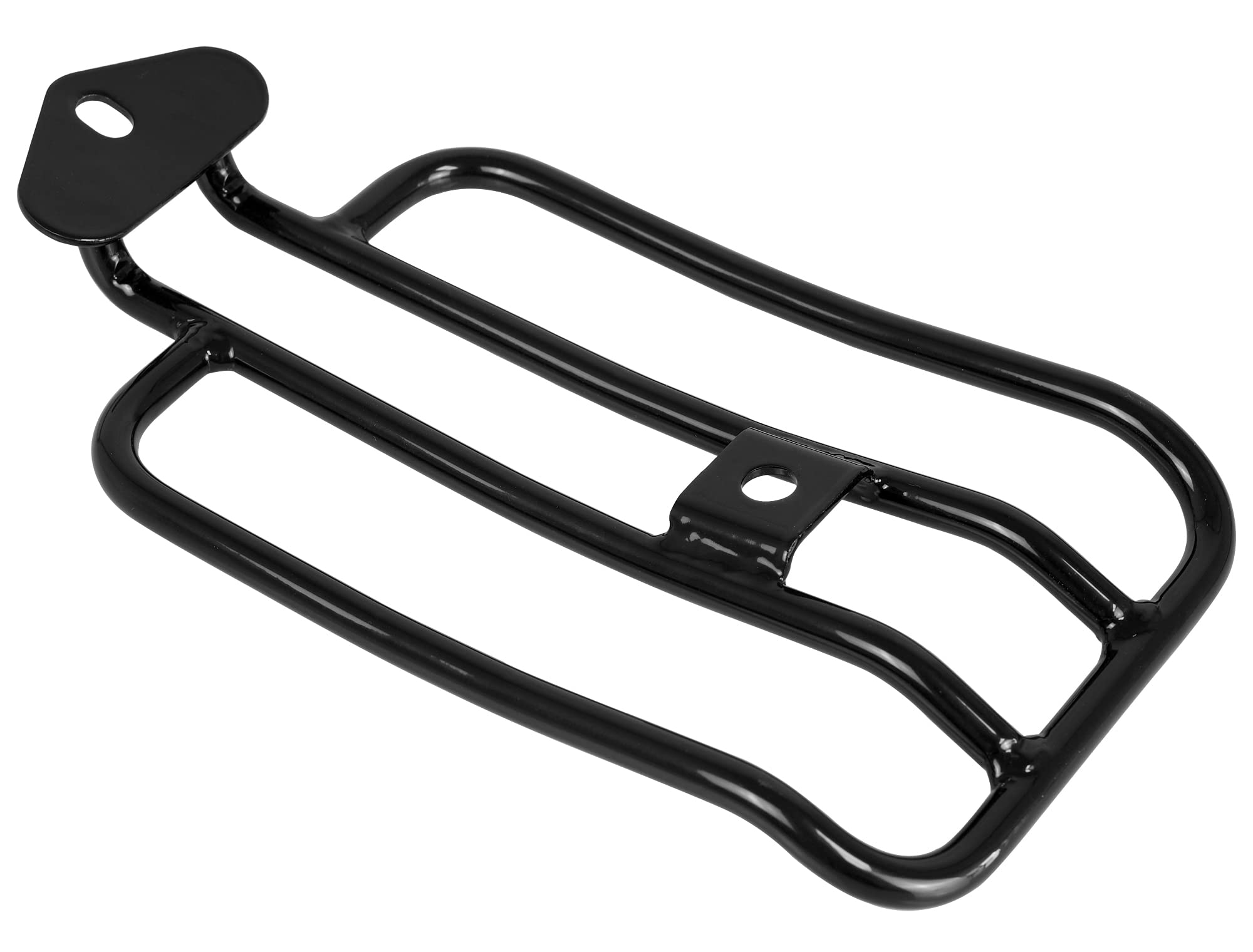 Heavy Duty Motorcycle Rear Luggage Rack for Harley Davidson Sportster XL 883/48/72/1200 (2004-2015) - Black Steel Solo Seat Support Shelf | Perfect for Touring, Commuting & Long-Distance Riding