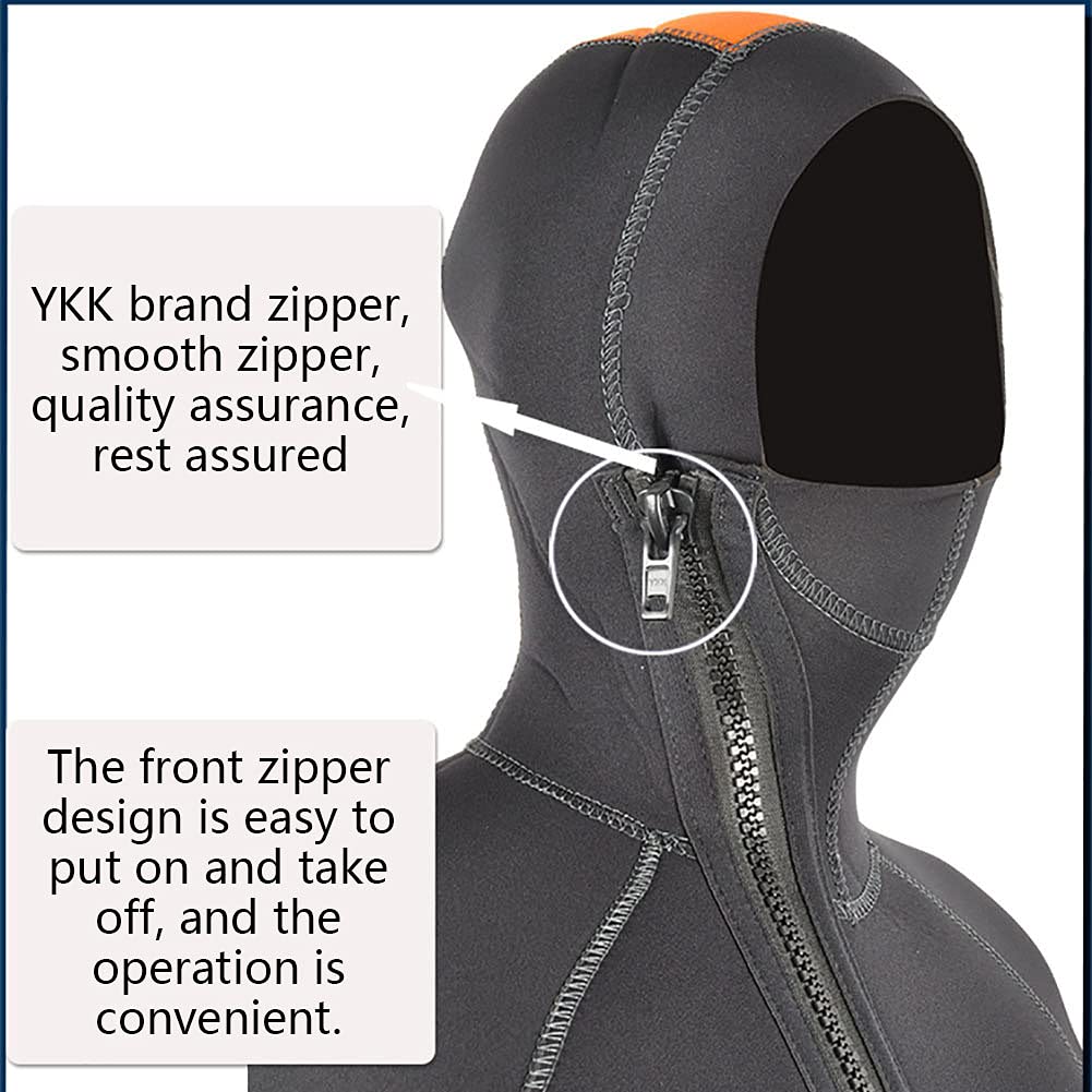 5mm Neoprene Shorty Wetsuit for Men & Women - One Piece Swimsuit for Surfing, Swimming, Scuba Diving & Water Sports | Perfect for Beach Activities, Snorkeling & Cold Water Protection