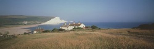 Homeric Seven Sisters Dover England Vintage Poster Print - 36 x 12 Inches - Coastal Landscape Wall Art for Home, Office & Classroom Decor