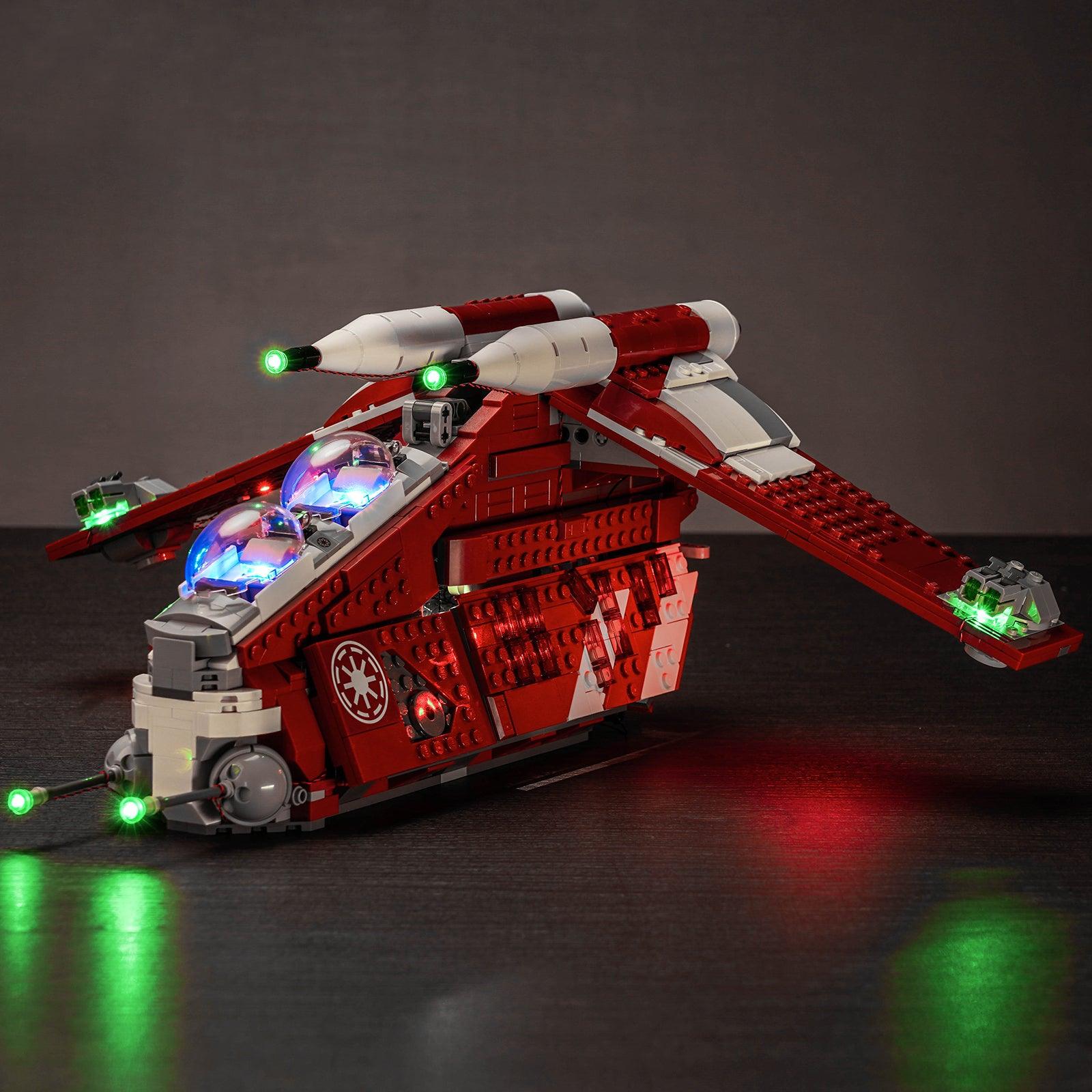Best Light Kit for LEGO Star Wars New Coruscant Guard Gunship 75354 - DIY Lighting Set for LEGO Models - Perfect for Display & Nighttime Play