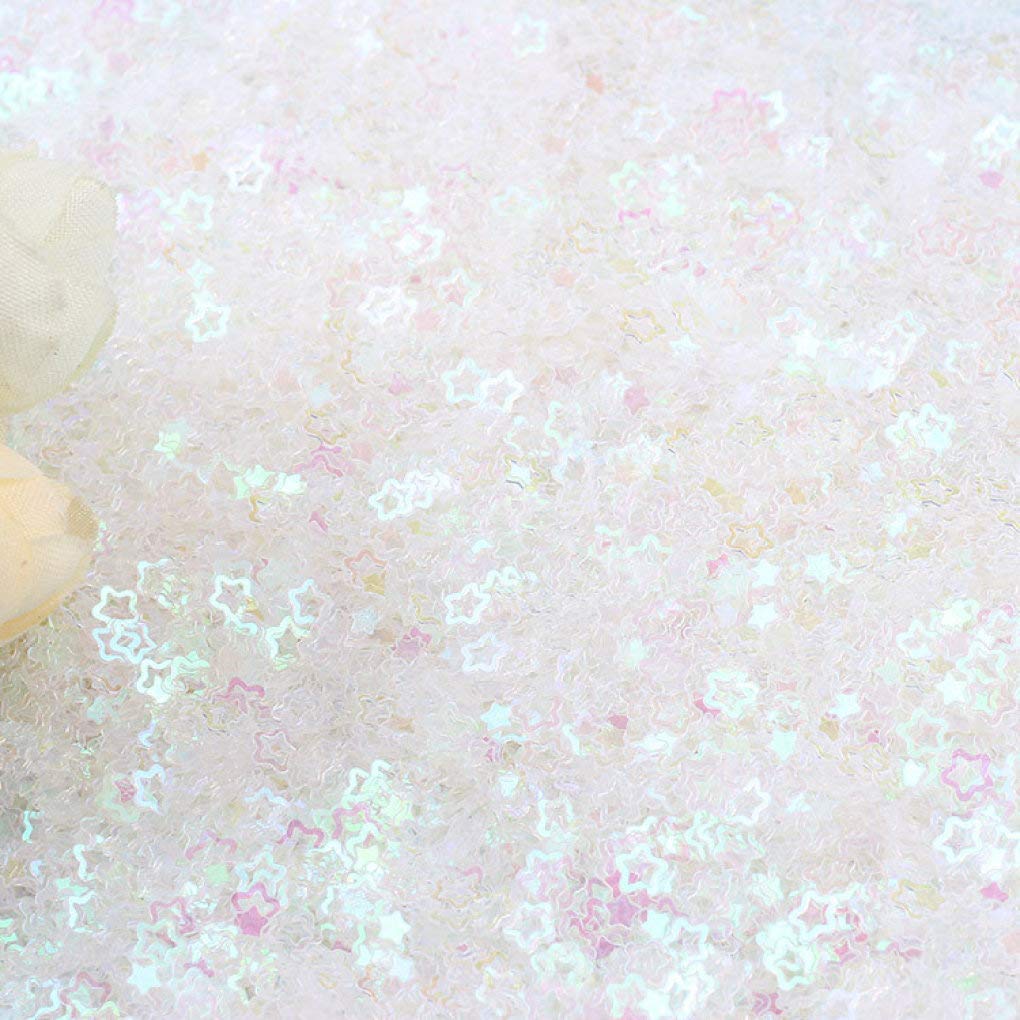 10g Star Shape Loose Sequins for Crafts, Nail Art, Embellishment - Glitter Accessories for Garment Sewing, DIY Decor - Perfect for Costumes, Scrapbooking & Party Decorations
