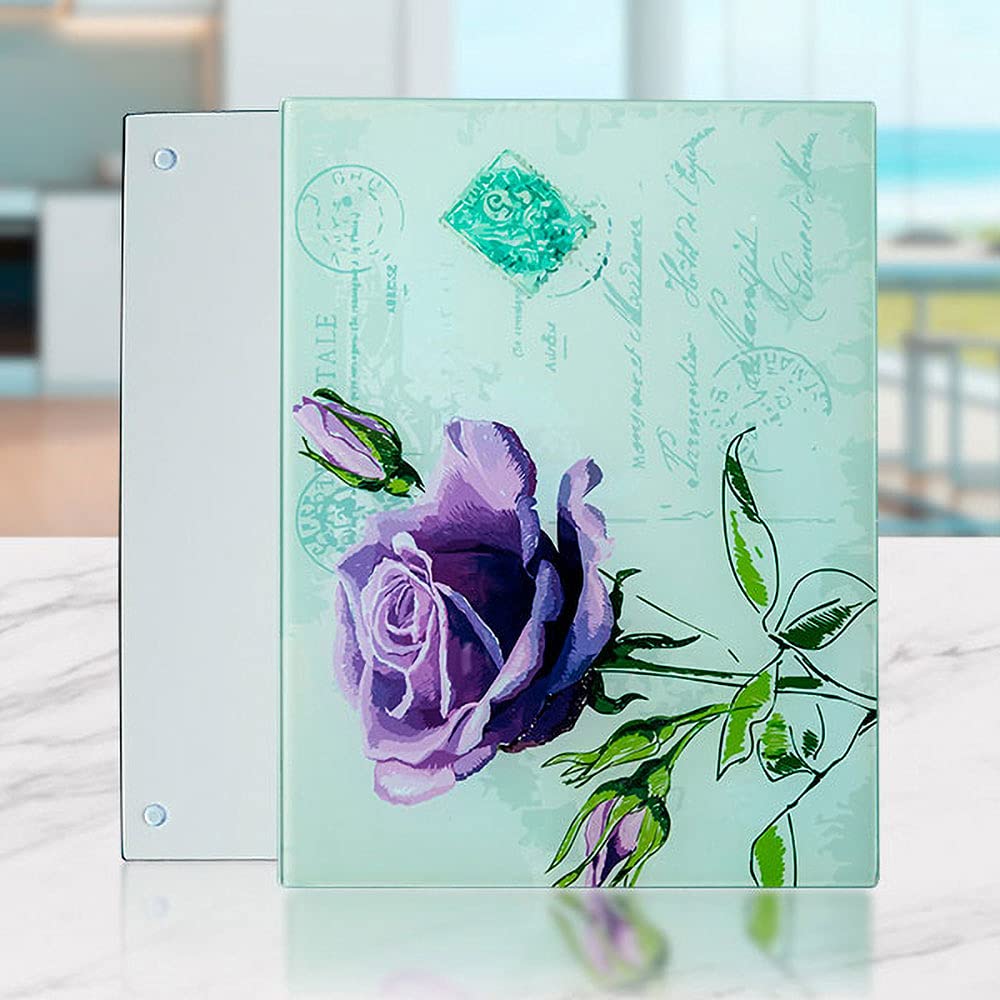 12-Piece Tempered Glass Cutting Board Set - 15.4