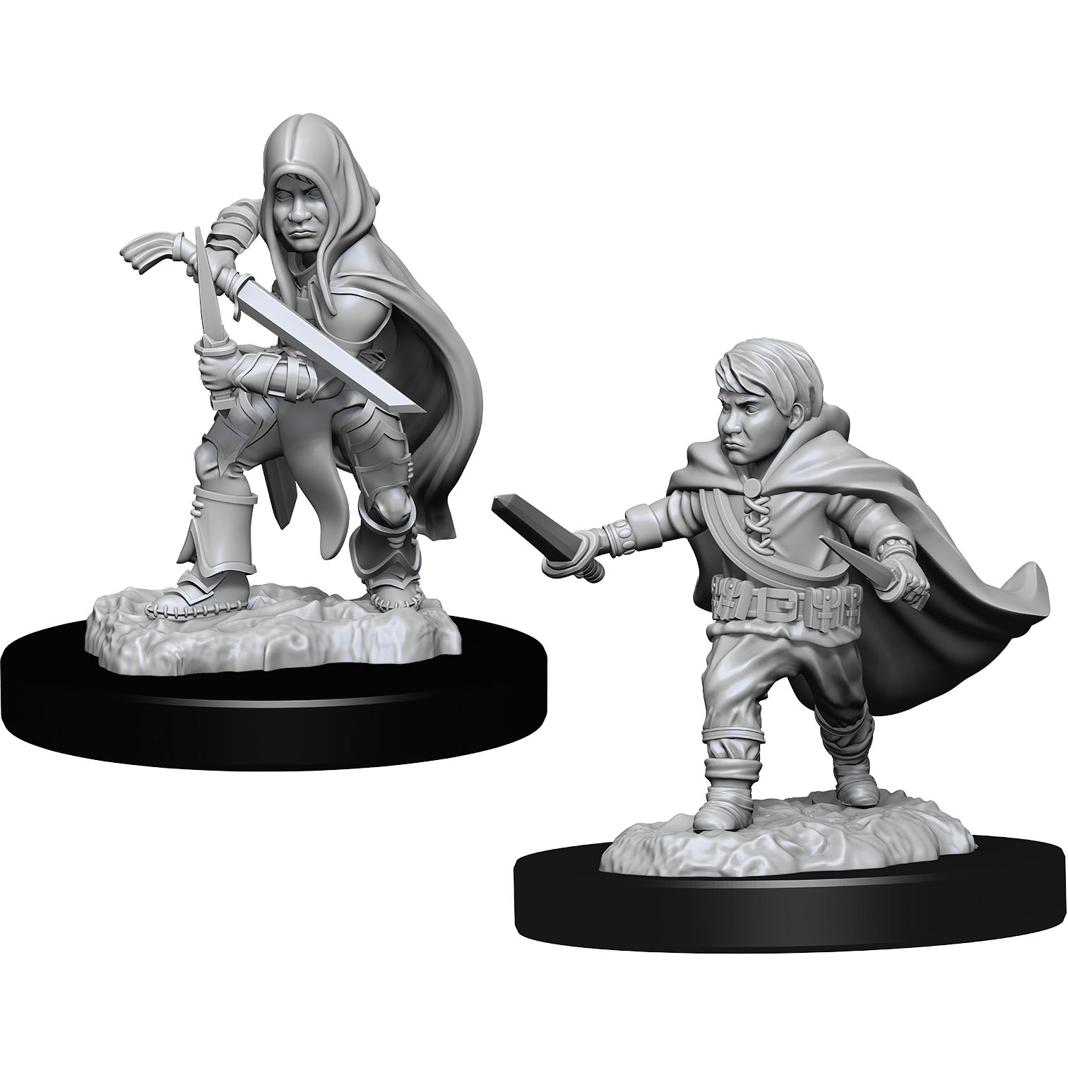 D&D Miniatures - Nolzur's Marvelous Miniatures Halfling Male Rogue Figure for Dungeons & Dragons RPG Game | Perfect for Tabletop Gaming, Campaigns & Collectors