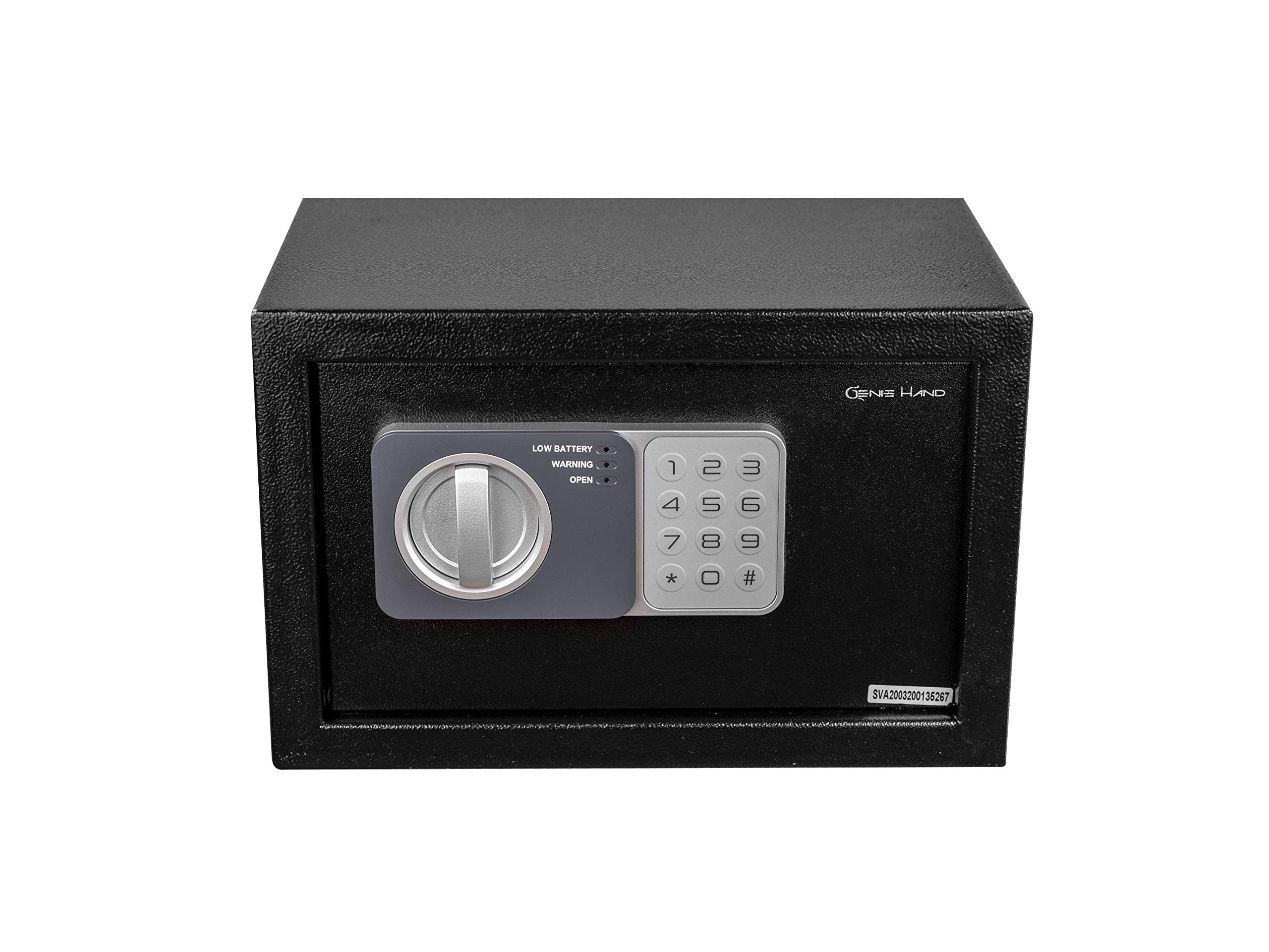 Genie Hand Time Lock Safe with Weekly/Daily Timer - B-Class Security Lock & Anti-Bounce Technology - Perfect for Home, Office, and Retail Cash Management
