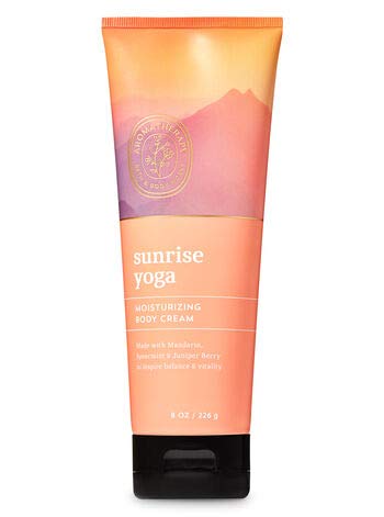 Bath and Body Works Aromatherapy Sunrise Yoga Essential Oil Mist & Body Cream Gift Set | Stress Relief & Relaxation | Perfect for Yoga, Meditation & Self-Care Routine