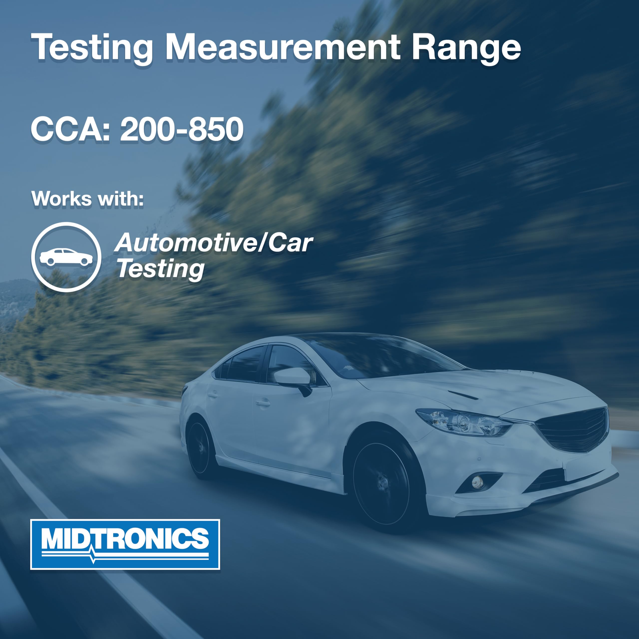 Midtronics PBT-200 12V Advanced Automotive Battery Diagnostic Tool - Electrical System Tester for 200-850 CCA Batteries - Conductance Testing & Service Diagnostics - Perfect for Mechanics & Auto Shops