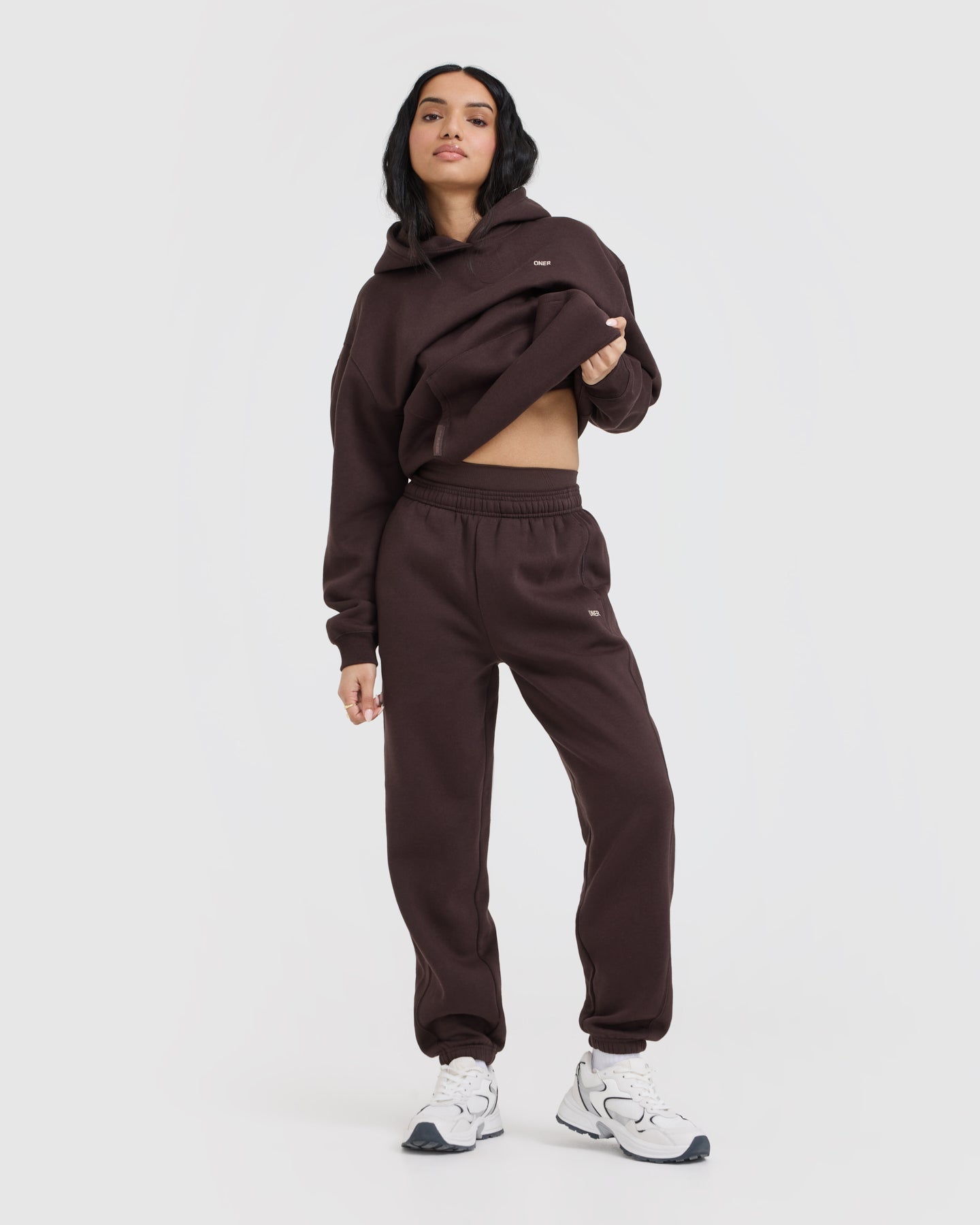 Foundations Hoodie for Men & Women | Soft & Comfortable Plum Brown Pullover Hooded Sweatshirt | Perfect for Casual Wear, Gym, and Outdoor Activities