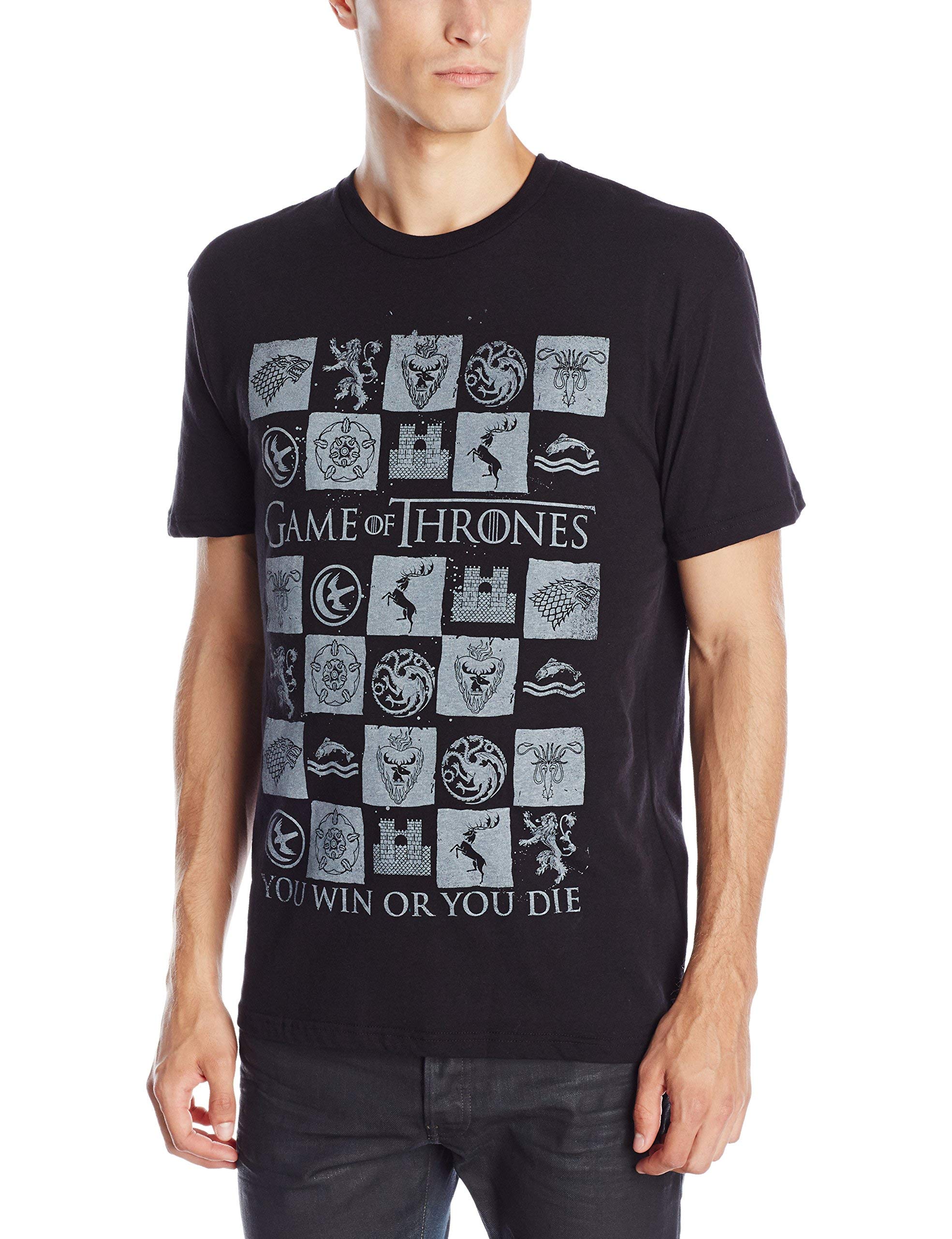 Game of Thrones Men's Sigil T-Shirt - HBO Official Merchandise - Stark, Lannister & Targaryen House Symbols - Perfect for Cosplay, Conventions & GOT Fans