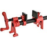 Bessey BPC-H34 3/4-Inch H Style Pipe Clamp Set of 3 - Heavy Duty Woodworking Clamps for Furniture Making, Cabinet Building and DIY Projects