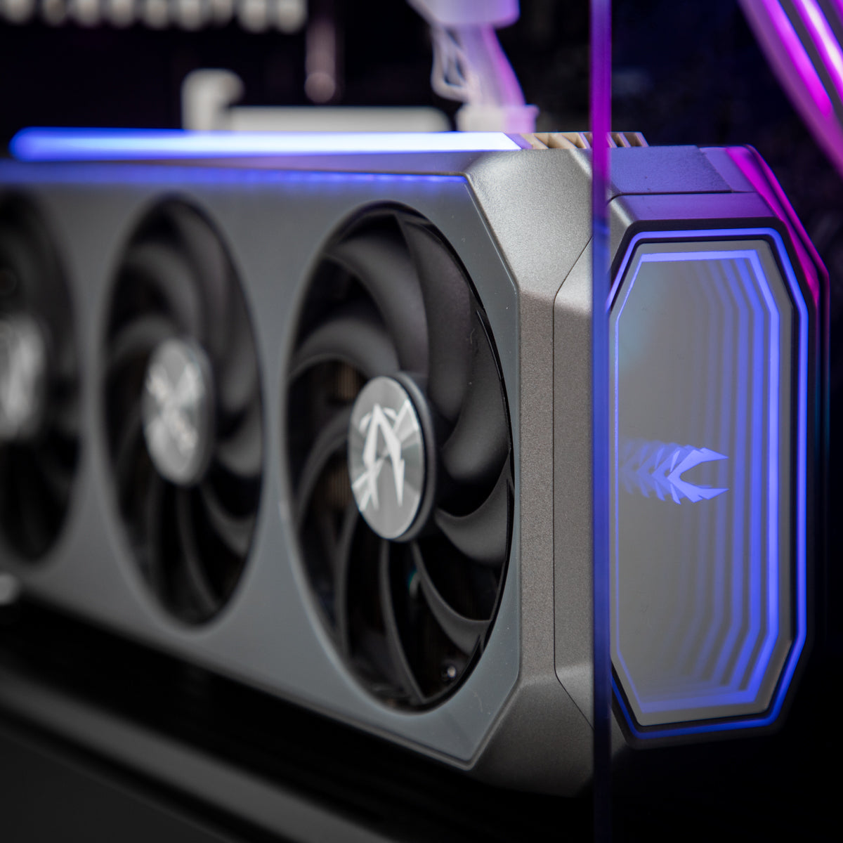 Abyssal AMP RTX 5080 Ryzen 9 9900X3D Gaming Desktop Computer - High Performance Black PC for 4K Gaming, VR & Streaming