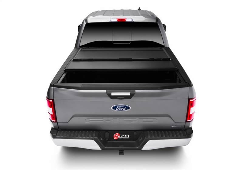 2021-2023 Ford F150 5.5 ft Bed BAK Flip MX4 Hard Folding Tonneau Cover | Truck Bed Cover for Weather Protection & Cargo Security | Perfect for Camping, Work & Road Trips