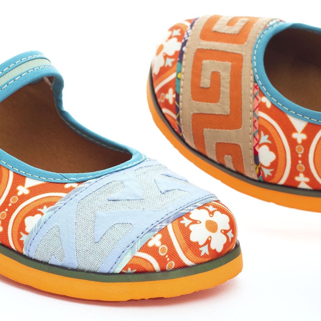 Nele Spiritual Leader of the Kuna People - Authentic Macondas® Handmade Shoes | Traditional Indigenous Footwear for Cultural Events & Everyday Wear