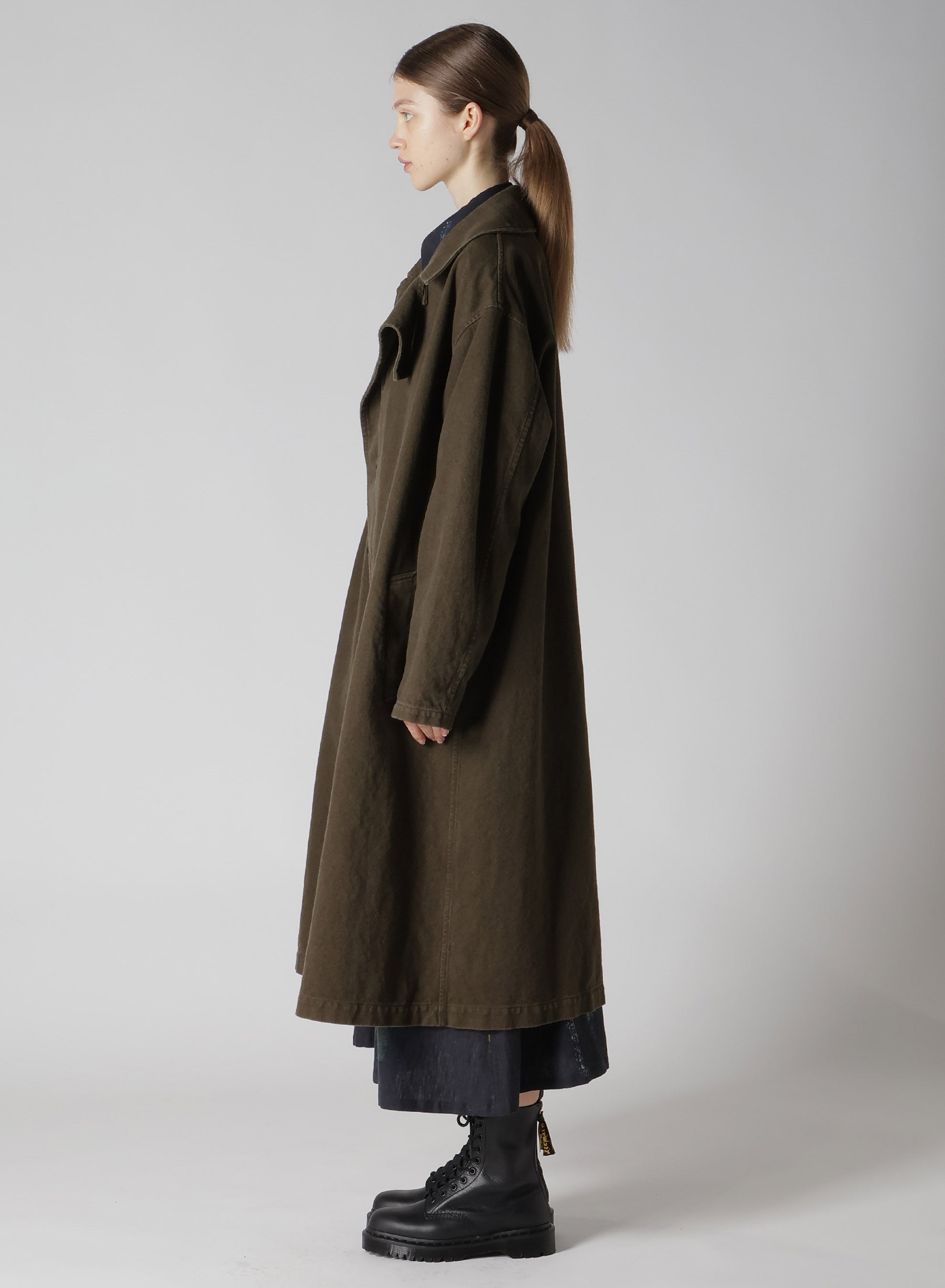 Stylish C/LI Gabardine Left Facing Coat for Women & Men | Classic Trench Coat for Office, Date Night & Fall Fashion | Water-Resistant Outerwear
