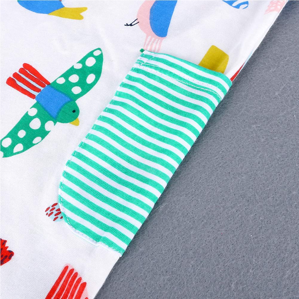 Cartoon Knit T-Shirt Dress for Little Girls with 2 Pockets - Cute Casual Playwear for School, Playdates & Family Outings