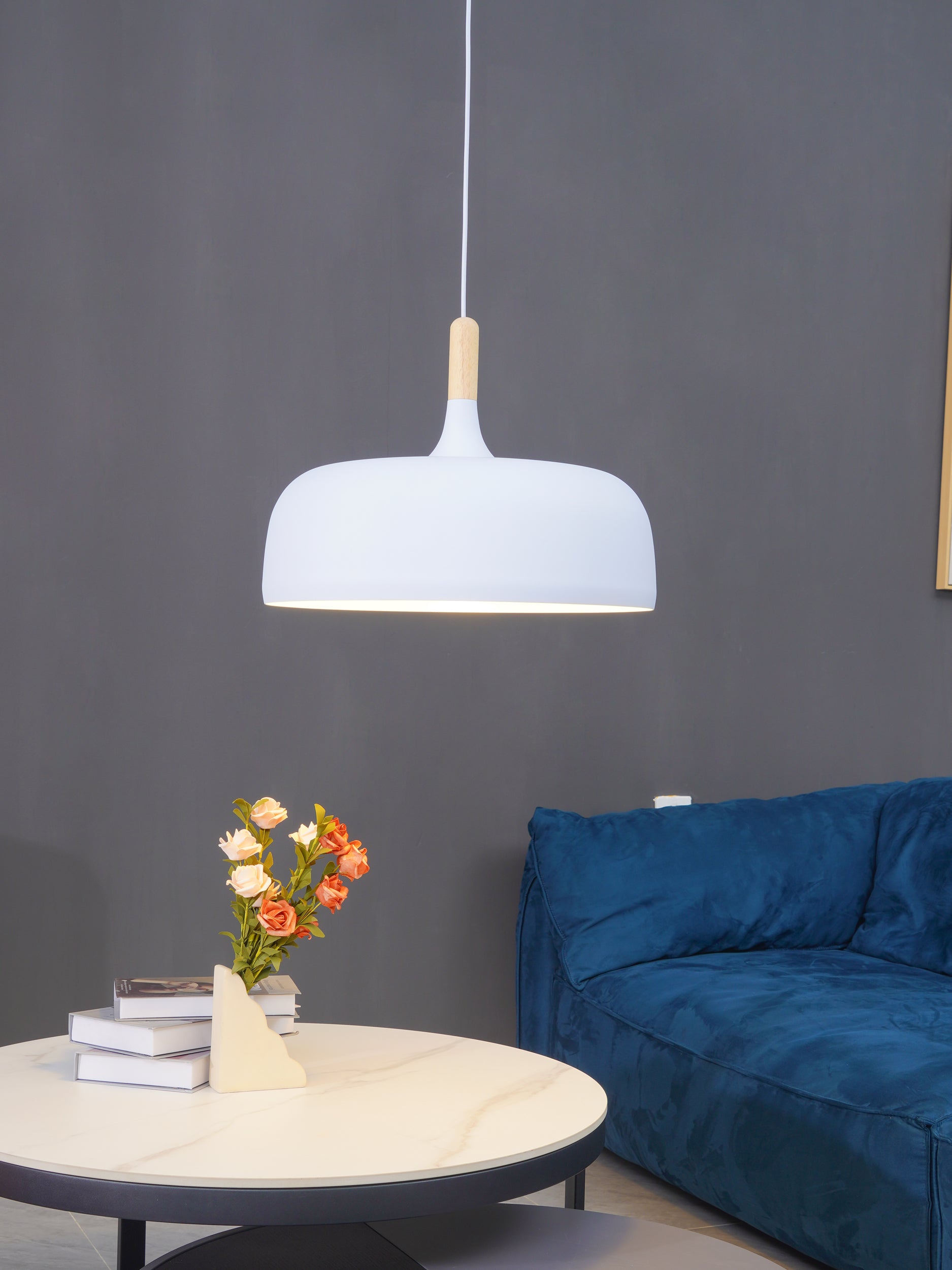 Stylish Acorn Pendant Light Fixture - Modern Hanging Ceiling Lamp for Kitchen Island, Dining Room & Bedroom Decor