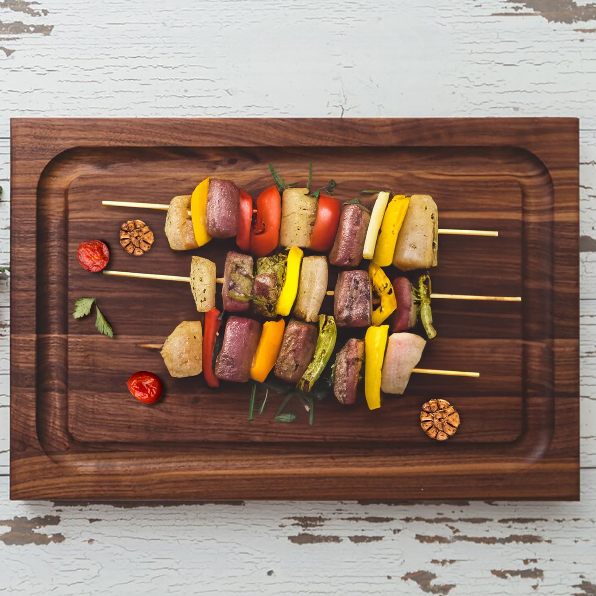 Premium John Boos Walnut Reversible Cutting Board - 18