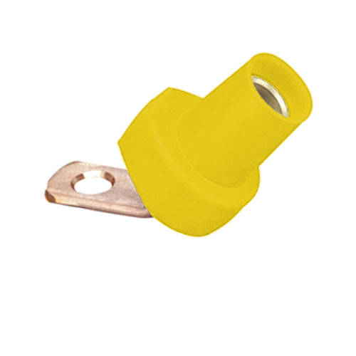 Leviton Angled Bus Bar Mount Terminal #2 4/0 AWG - Heavy Duty Electrical Connector for Industrial Panels & Power Distribution Systems