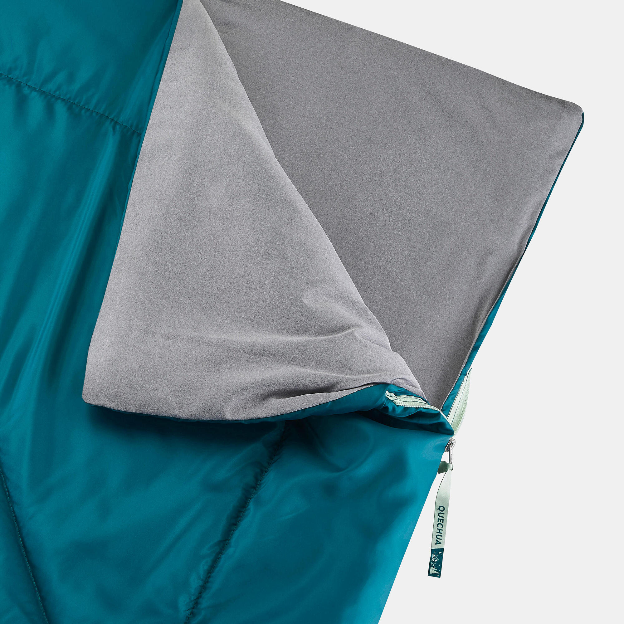 Quechua Arpenaz 68°F Lightweight Compact Sleeping Bag for Camping, Hiking & Outdoor Adventures - Warm & Comfortable for Adults & Kids