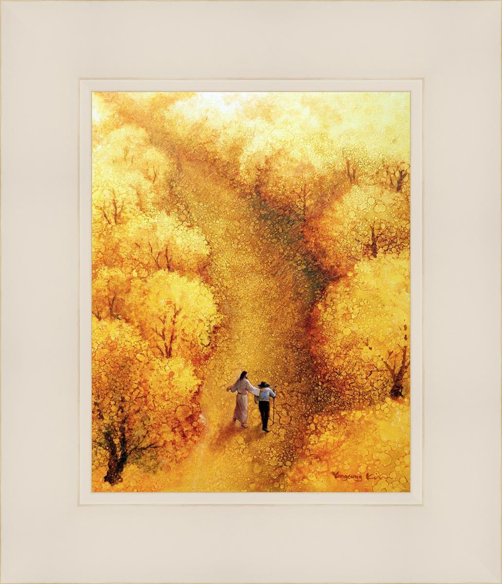 By Your Side - Heartwarming Art Print by Yongsung Kim | Christian Home Decor, Wall Art for Living Room & Bedroom | Perfect Gift for Weddings, Anniversaries & Housewarming