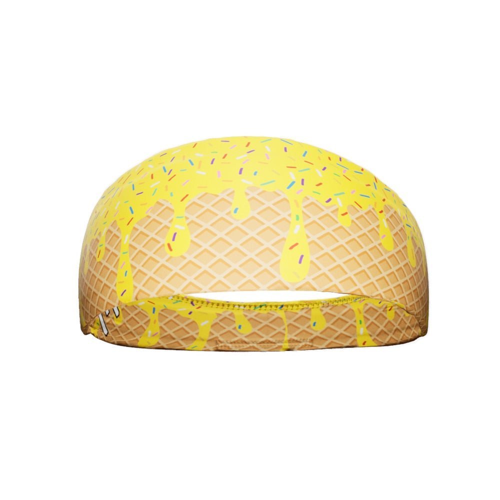 Yellow Ice Cream Headband - Cute Summer Hair Accessory for Women & Girls - Perfect for Beach, Pool, and Outdoor Parties
