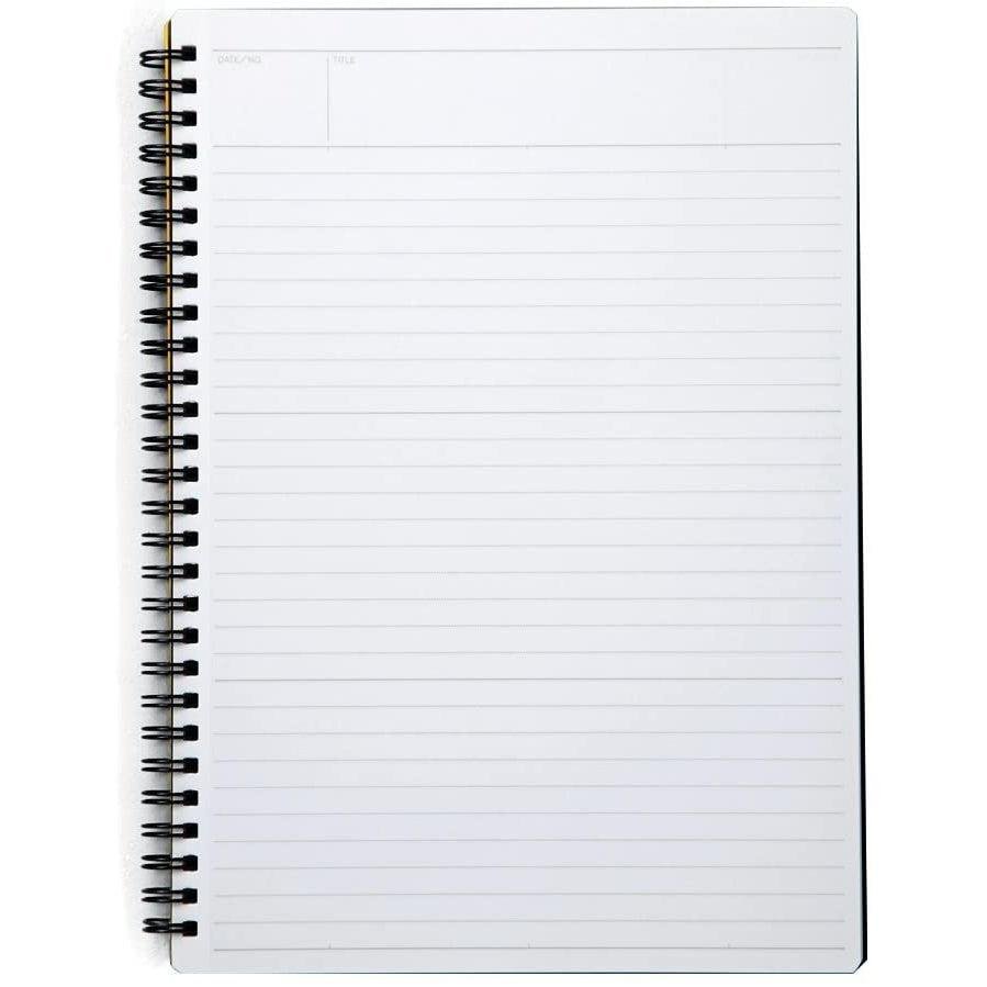 Premium Maruman Mnemosyne Notebook - B5 Size, 7mm Horizontal Lined Paper (N194A) for Office, School & Journaling - Smooth Writing & Durable Cover