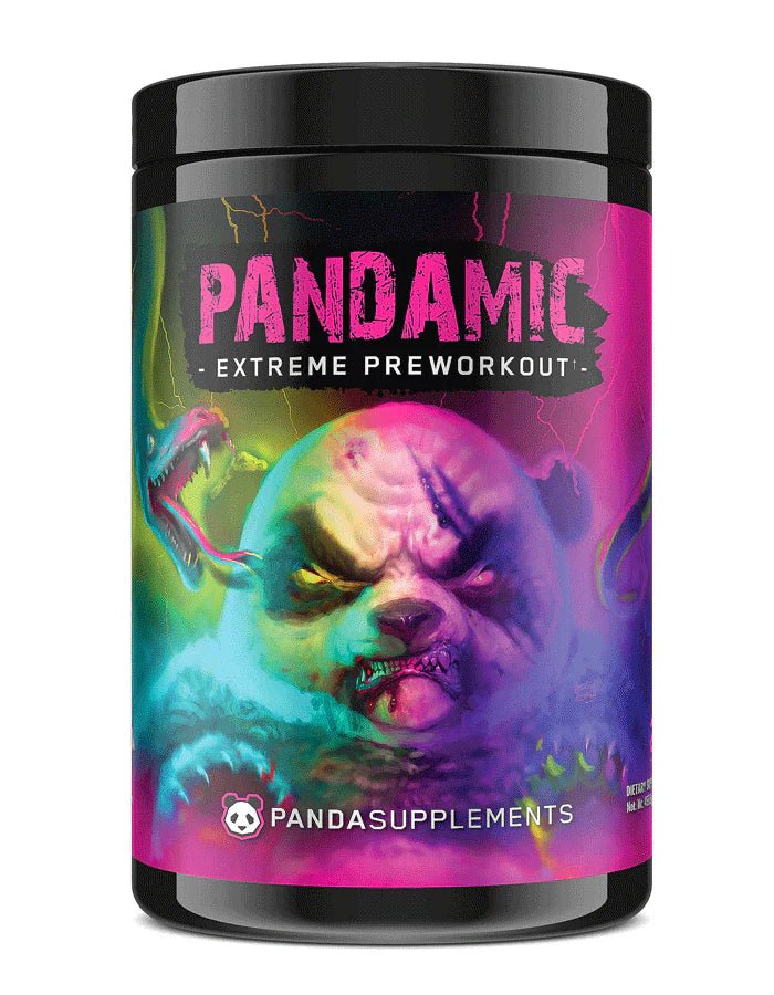 Pandamic Extreme Pre Workout Supplement - High Energy & Focus Booster for Intense Gym Sessions & Bodybuilding Training